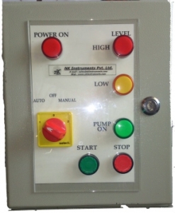 Control Panel for Single Tank Level Control 