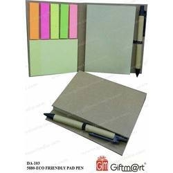 Recycled Note Pad with Pen Item Code DA-103