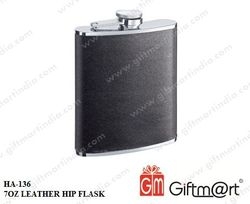Leather HIP Flask Item Code HA-136