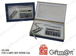 3 In 1 Gift Set with Calculator Item Code GS-009