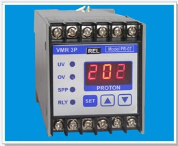 UV OV relays for under over voltage cut off with timer 