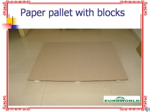 Paper Pallet With Blocks