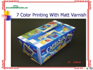 7 Color Printing With Matt Varnish