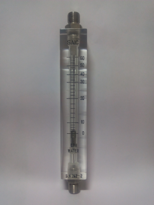 Acrylic Body Rota meter in Flow Range of 0-60 LPH